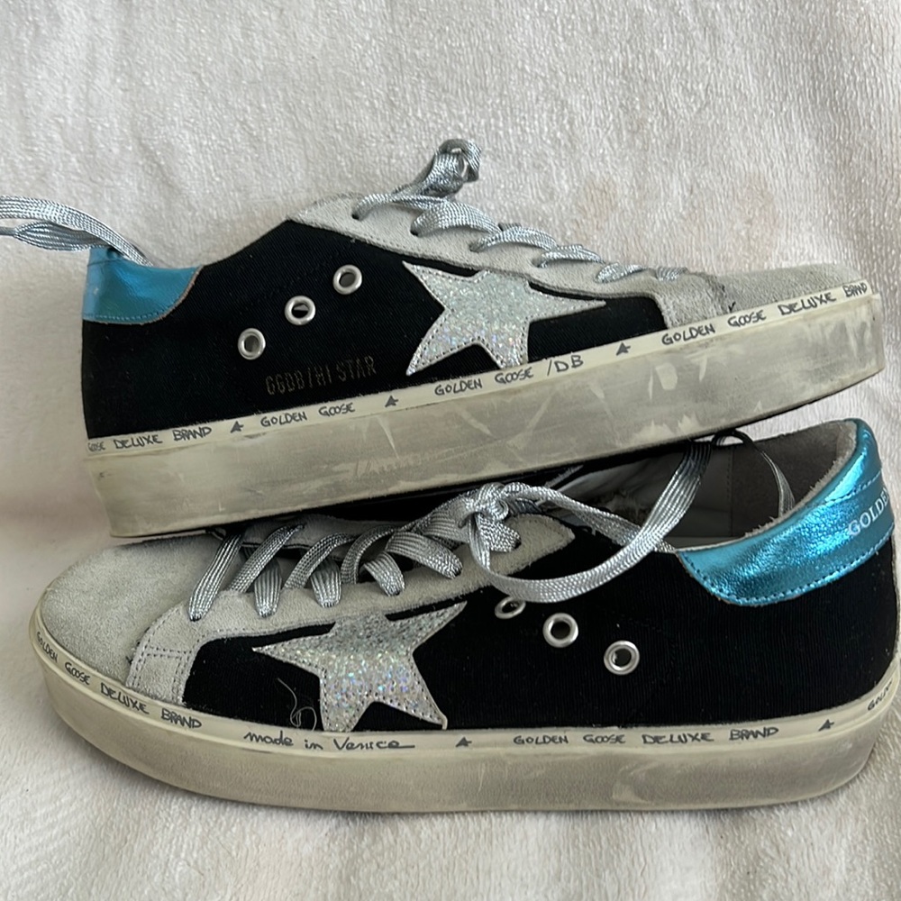 Golden Goose Hi Star tennis shoes ordered size 8 but ran small